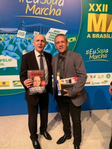 Marcelo Mesquita com o presidente da CNM
