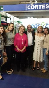 Geralda Farias com Reginaldo Morais e esposa na Fenearte 2019