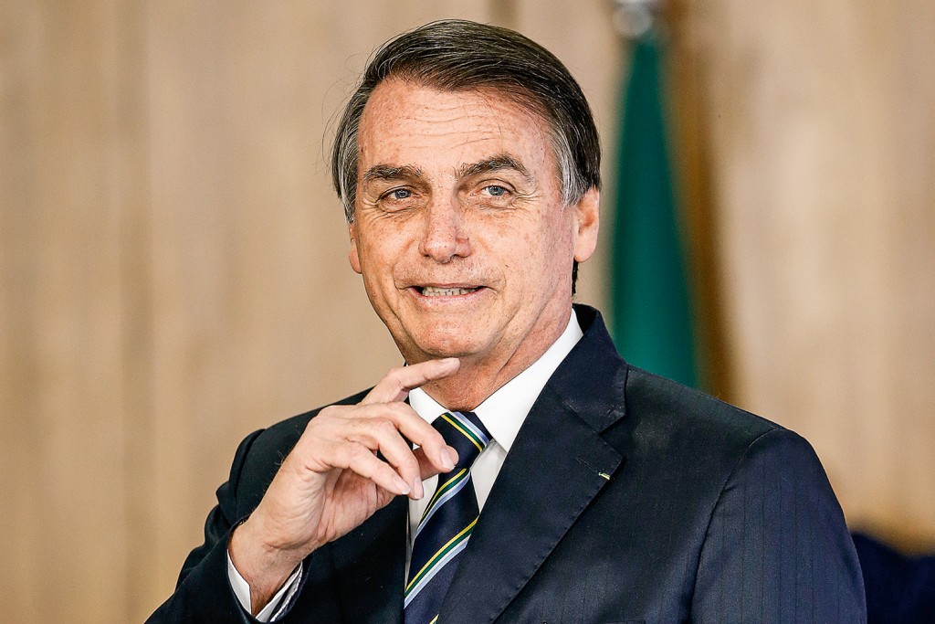 Revista Veja Matéria: Presidente da República recebe os novos Embaixadores Personagem: Jair Bolsonaro, presidente da República Foto: Cristiano Mariz Data:04/06/2019 Local: Palácio do Planalto-  Brasília - DF