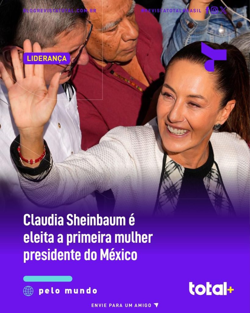 Claudia Sheinbaum é Eleita A Primeira Mulher Presidente Do México ...